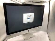 APPLE IMAC 1TB HDD PC INTEL CORE I7-4570 32GB RAM 27" SCREEN NVIDIA GEFORCE GT 755M 1GB SMASHED/SALVAGE/SPARES - COLLECTION ONLY - LOCATION LEFT RACK