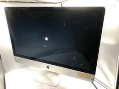 APPLE IMAC 1TB HDD PC MODEL NO A1419 INTEL CORE 17-4771 16GB RAM 27" SCREEN - COLLECTION ONLY - LOCATION LEFT RACK