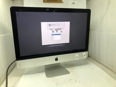 APPLE IMAC 1TB HDD PC INTEL CORE I5-3335S 8GB RAM - COLLECTION ONLY - LOCATION RACK