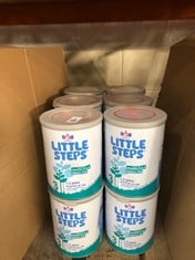 12 X SMA LITTLE STEPS 1-3 YEARS GROWING UP MILK 800G EXP 08/08/2026 - COLLECTION ONLY - LOCATION RACK