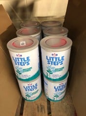 12 X SMA LITTLE STEPS 1-3 YEARS GROWING UP MILK 800G EXP 08/08/2026 - COLLECTION ONLY - LOCATION RACK