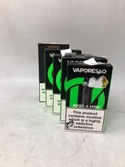 QUANTITY OF VAPES TO INCLUDE VAPORESSO XROS 4 MINI ID MAY BE REQUIRED - COLLECTION ONLY - LOCATION RACK