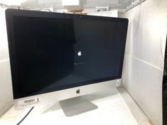 APPLE IMAC 1TB HDD PC INTEL CORE I5-4771 16GB RAM 27" SCREEN - COLLECTION ONLY - LOCATION RACK