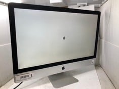 APPLE IMAC 1TB HDD PC INTEL CORE I5-4771 16GB RAM 27" SCREEN - COLLECTION ONLY - LOCATION RACK