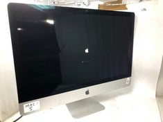 APPLE IMAC 1TB HDD PC MODEL NO A1419 INTEL CORE I5-4570 8GB RAM 27" SCREEN - COLLECTION ONLY - LOCATION RACK