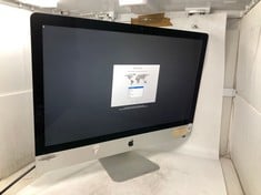 APPLE IMAC 1TB HDD 128GB SSD PC MODEL NO A1419 INTEL CORE I7-4790K 32GB RAM 27" SCREEN - COLLECTION ONLY - LOCATION RACK