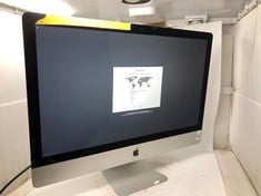 APPLE IMAC 128GB SSD PC MODEL NO A2115 INTEL CORE I5-9600K 16GB RAM 27" SCREEN - COLLECTION ONLY - LOCATION RACK