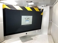 APPLE IMAC 1TB PC INTEL CORE I7-4771 32GB RAM 27" SCREEN - SMASHED/SALVAGE/SPARES - COLLECTION ONLY - LOCATION RACK