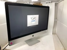 APPLE IMAC 256GB SSD PC MODEL NO A1419 INTEL CORE I7-4790K 32GB RAM 27" SCREEN - COLLECTION ONLY - LOCATION RACK