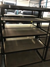 2 X BLACK RACKING - COLLECTION ONLY - LOCATION RACK