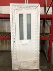 FORTIA CHESIL WHITE PVC DOOR 209X92CM - COLLECTION ONLY - LOCATION LEFT RACK