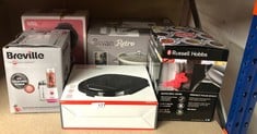 QUANTITY OF KITCHEN & APPLIANCES ITEMS TO INCLUDE STATUS ROCKFORD 2 SLICE SANDWICH TOASTER | NON-STICK SANDWICH MAKER | 750W BLACK | ROCKFORDST1PKB4: LOCATION - B RACK