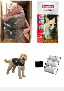 QUANTITY OF PET PRODUCTS ITEMS TO INCLUDE BEAP HAIRBALL EASYTREAT : LOCATION - C RACK