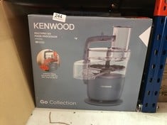 QUANTITY OF ITEMS TO INCLUDE KENWOOD, MULTIPRO GO FDP22.?130GY, FOOD PROCESSOR, FOR CHOPPING, SLICING, GRATING, PUREEING AND KNEADING DOUGH, WITH EXPRESS SERVE, 1.3L BOWL, KNIFE BLADE, 4MM SLICING/GR