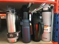 QUANTITY OF ITEMS TO INCLUDE CONTIGO DRINKING BOTTLE AUTOSEAL CHILL MACAROON, STAINLESS STEEL WATER BOTTLE WITH AUTOSEAL TECHNOLOGY, INSULATED BOTTLE KEEPS BEVERAGES COOL FOR UP TO 28 HOURS, BPA-FREE