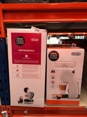 DOLCE GUSTO EDG210.W PICCOLO XS WHITE POD COFFEE MACHINE, ALUMINIUM, 1600 W: LOCATION - D RACK