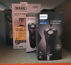 QUANTITY OF HEALTH & BEAUTY ITEMS TO INCLUDE PHILIPS ELECTRIC SHAVER SERIES 3000X - WET & DRY ELECTRIC SHAVER FOR MEN IN DEEP BLACK, WITH SKIN PROTECT TECHNOLOGY, POP-UP BEARD TRIMMER, ERGONOMIC MEN'