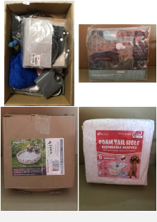 QUANTITY OF PET PRODUCTS ITEMS TO INCLUDE KERBL RAINCOAT MANCHESTER, MEDIUM, BLACK: LOCATION - E RACK