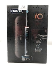 ORAL-B IO10 ELECTRIC TOOTHBRUSHES ADULTS, GIFTS FOR WOMEN / MEN, 1 HANDLE, 1 TOOTHBRUSH HEAD & CHARGING TRAVEL CASE, 7 MODES, SENSE SMART CHARGER,  COSMIC BLACK, ORAL B IO TOOTHBRUSH.: LOCATION - A R