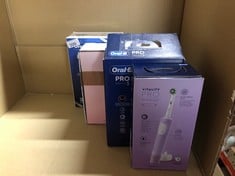 QUANTITY OF ITEMS TO INCLUDE ORAL-B IO4 ELECTRIC TOOTHBRUSHES ADULTS, GIFTS FOR WOMEN / MEN, 1 TOOTHBRUSH HEAD & TRAVEL CASE, 4 MODES WITH TEETH WHITENING,  ELECTRIC TOOTHBRUSHES & ACCESSORIES: LOCAT