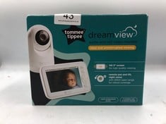 TOMMEE TIPPEE DREAMVIEW AUDIO AND HD VIDEO BABY MONITOR WITH NIGHT VISION CAMERA AND SOOTHING SOUNDS, USB RECHARGEABLE, PORTABLE 5 INCH DISPLAY PARENT UNIT WITH 250M RANGE..: LOCATION - A RACK