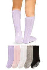 QUANTITY OF LA ACTIVE BABY KNEE HIGH GRIP SOCKS- 10 PAIRS : LOCATION - H RACK