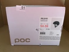 POC OMNE AIR MIPS BIKE HELMET - WHETHER CYCLING TO WORK, EXPLORING GRAVEL TRACKS OR ON THE LOCAL TRAILS, THE HELMET GIVES TRUSTED PROTECTION, URANIUM BLACK MATT.: LOCATION - A RACK