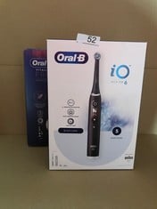 ORAL-B IO6 ELECTRIC TOOTHBRUSHES FOR ADULTS, 1 TOOTHBRUSH HEAD, 5 MODES WITH TEETH WHITENING,  BLACK LAVA, TRAVEL CASE COLOUR MAY VARY + ORAL-B VITALITY PRO ELECTRIC TOOTHBRUSHES FOR ADULTS, 1 HANDLE