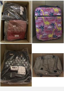 QUANTITY OF CLOTHING & APPAREL ITEMS TO INCLUDE GREY BACKPACK: LOCATION - F RACK