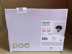 POC OMNE AIR MIPS BIKE HELMET - WHETHER CYCLING TO WORK, EXPLORING GRAVEL TRACKS OR ON THE LOCAL TRAILS, THE HELMET GIVES TRUSTED PROTECTION, URANIUM BLACK MATT.: LOCATION - A RACK