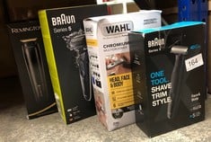 QUANTITY OF HEALTH & BEAUTY ITEMS TO INCLUDE BRAUN SERIES 5 51-W1600S ELECTRIC SHAVER FOR MEN WITH EASYCLICK BODY GROOMER ATTACHMENT, EASYCLEAN, WET & DRY, RECHARGEABLE, CORDLESS FOIL RAZOR, WHITE, R