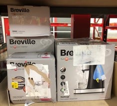 QUANTITY OF KITCHEN & APPLIANCES ITEMS TO INCLUDE BREVILLE BLEND ACTIVE PERSONAL BLENDER & SMOOTHIE MAKER | 350W | 2 PORTABLE BLEND ACTIVE BOTTLES (600ML) | LEAK PROOF LIDS | WHITE & PINK [VBL248]: L