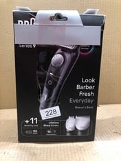 BRAUN PROFESSIONAL BEARD TRIMMER SERIES 9: LOCATION - C