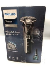 PHILIPS SHAVER SERIES 5000 - WET & DRY MEN'S ELECTRIC SHAVER WITH SKINIQ TECHNOLOGY, POP-UP TRIMMER, TRAVEL CASE, QUICK CLEAN POD AND QUICK CLEAN CARTRIDGE (MODEL S5898/50).: LOCATION - TOP 50 RACK