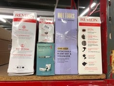 QUANTITY OF HEALTH & BEAUTY ITEMS TO INCLUDE REVLON ONE-STEP HAIR DRYER AND VOLUMISER - NEW MINT EDITION (ONE-STEP, 2-IN-1 STYLING TOOL, IONIC AND CERAMIC TECHNOLOGY, UNIQUE OVAL DESIGN, FOR MID TO L