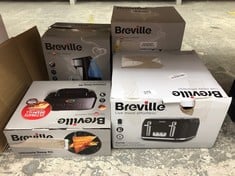 QUANTITY OF KITCHEN & APPLIANCES ITEMS TO INCLUDE BREVILLE ULTIMATE DEEP FILL TOASTIE MAKER | 2 SLICE SANDWICH TOASTER | REMOVABLE NON-STICK PLATES | STAINLESS STEEL | BLACK [VST082]: LOCATION - E