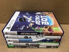 QUANTITY OF TECH & GAMING ITEMS TO INCLUDE ASTRO BOT: LOCATION - F