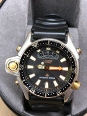 CITIZEN MEN'S DIVERS WATCH 200M: LOCATION - G