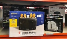 QUANTITY OF KITCHEN & APPLIANCES ITEMS TO INCLUDE RUSSELL HOBBS ELECTRIC 0.85L TRAVEL KETTLE, SMALL & COMPACT, DUAL VOLTAGE, IDEAL FOR ABROAD/CARAVAN/CAMPING, INC 2 CUPS & SPOONS, REMOVABLE WASHABLE