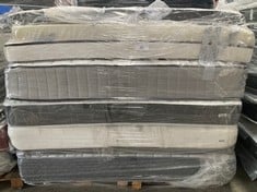 8 X MATTRESSES OF VARIOUS MODELS AND SIZES INCLUDING NATURAL REST 180X130 (MAY BE BROKEN OR DIRTY).