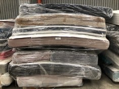 9 X MATTRESSES VARIOUS MODELS AND SIZES INCLUDING UNSPECIFIED BRAND 90X180 (MAY BE DIRTY OR BROKEN).