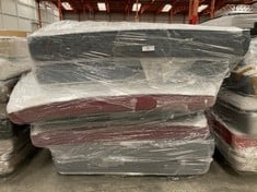 8 X MATTRESSES OF VARIOUS MODELS AND SIZES INCLUDING VISCOELASTIC COMFORT MATTRESS OF UNSPECIFIED DIMENSIONS (MAY BE BROKEN OR DIRTY).