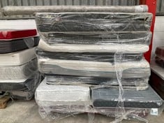 11 X MATTRESSES VARIOUS MODELS AND SIZES INCLUDING 150X190 SLEEPERS (MAY BE BROKEN OR DIRTY).