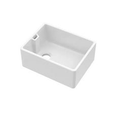 NUIE FIRECLAY BELFAST SINK 595 X 455 X 254MM - WHITE - RRP £270