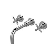 AZTEC WALL MOUNT 3 TAP HOLE BASIN MIXER - CHROME - RRP £198