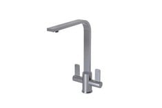 CEKI TWIN LEVER KITCHEN TAP CHROME - RRP £205