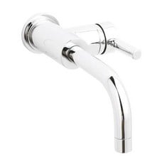 HUDSON REED TEC SINGLE LEVER WALL MOUNTED BASIN MIXER - CHROME - RRP £195