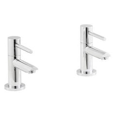 NUIE SERIES TWO BASIN TAPS - CHROME - RRP £122