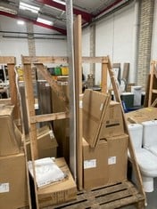 SATURN CLOAKROOM GLOSS GREY FITTED FURNITURE PACK WITH BASIN AND BACK TO WALL PAN - RRP £1400 (KERBSIDE PALLET DELIVERY)