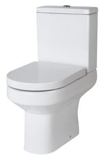 HARMONY CLOSE COUPLED TOILET & CISTERN WITH SOFT CLOSE SEAT RRP £375